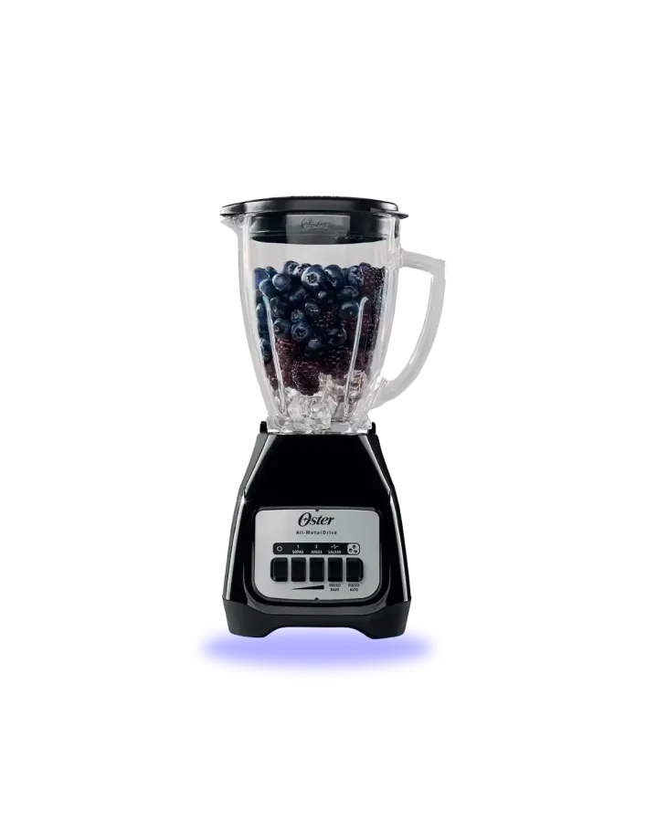 LICUADORA OSTER VASO DE VIDRIO (BOTONES)